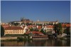 Panorama Prazskeho hradu z Karlova mostu