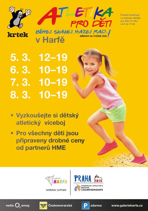 Galerie Harfa_Atletika pro deti