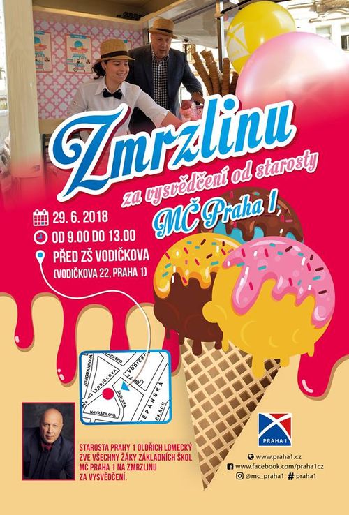 zmrzlina za vysvedceni