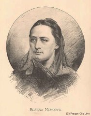 Jan Vilímek - Božena Němcová portrét