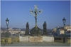 Karlův most a sousoší sv. Kříže (Kalvárie)
