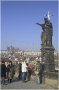 Karlův most a socha sv. Jana Křtitele