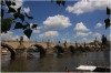 Karlův most - pohled z ostrova Kampa