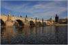 Karlův most - pohled z ostrova Kampa