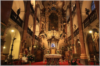 Praha 1 - kostel sv. Jakuba - interiér