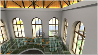 Kopule muzea po rekonstrukci