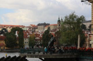 Novotného lávka - Socha Bedřicha Smetany