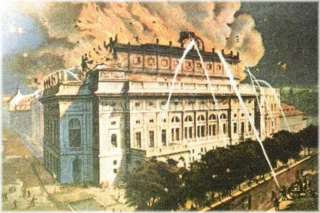 Požár Národního divadla