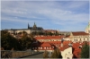 Vrtbovská zahrada - výhled na Pražský hrad a Staré město