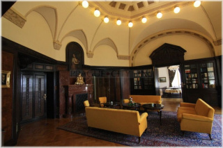 Kramářova vila - interiér - pracovna