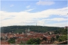 Kramářova vila - výhled ze zahrady na Prahu