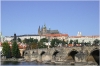 Karlův most a panorama Pražského hradu