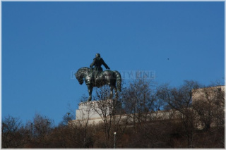 Praha 3 -  vrch Vítkov - Jezdecká socha Jana Žižky z Trocnova