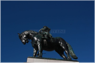 Praha 3 -  vrch Vítkov - Jezdecká socha Jana Žižky z Trocnova