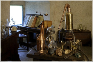 Pražský hrad - Zlatá ulička - dílna alchymisty