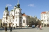 Staroměstské náměstí  a kostel sv. Mikuláše