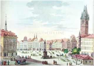 Praha 1 - Staroměstské náměstí s Mariánským