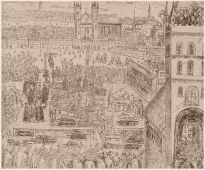 Staroměstské náměstí - Poprava českých pánů