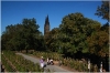 Vyšehrad - cesta na hradbách