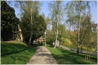 Ústí tunelu o dětského hřiště Lumírovy sady