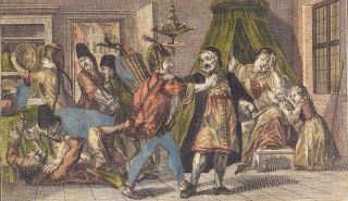 Drancování Židovského města Pandury v prosinci 1744