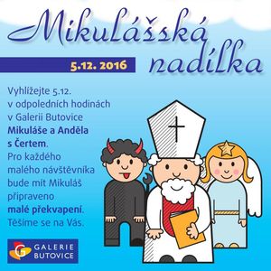 Perníčkova mikulášská v Galerii Butovice