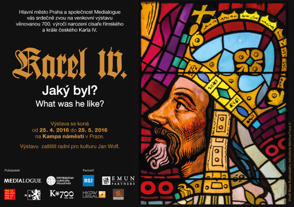 Venkovní expozice "Karel IV. Jaký byl?"