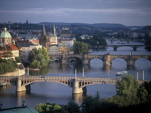 Pražské mosty objektivem Richarda Homoly