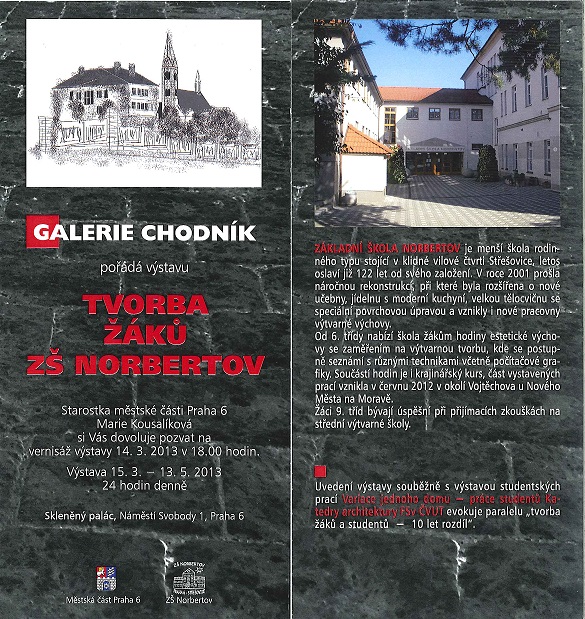 Skleněný palác představí dvě unikátní výstavy