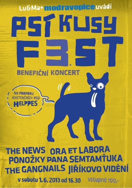 Benefiční koncert psí kusy