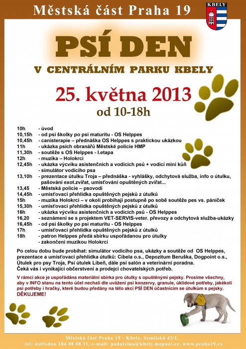 Psí den v kbelském parku