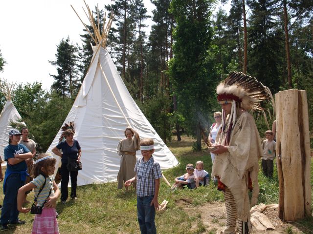 Indiánsko-medový den v Botanické zahradě