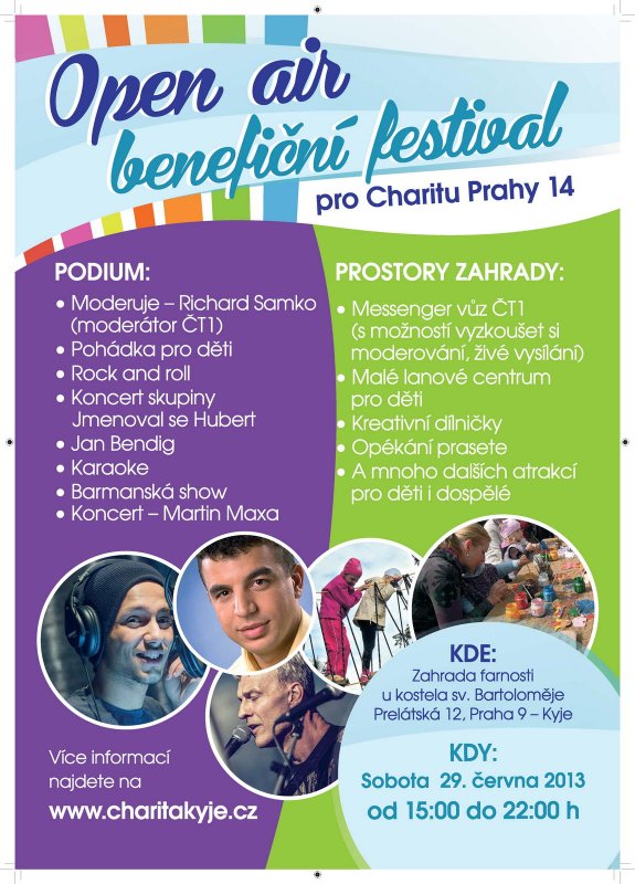 OPEN AIR BENEFIČNÍ FESTIVAL PRO CHARITU PRAHY 14