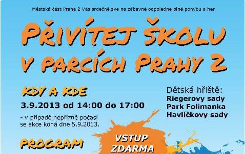 Přivítejte školu v parcích Prahy 2
