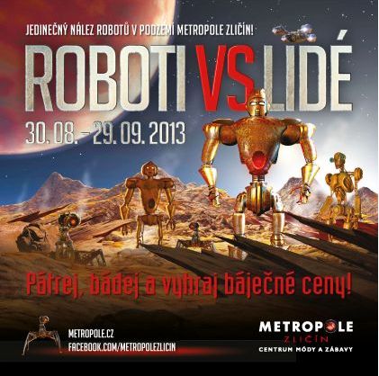 Lidé vs Roboti v Metropoli Zličín