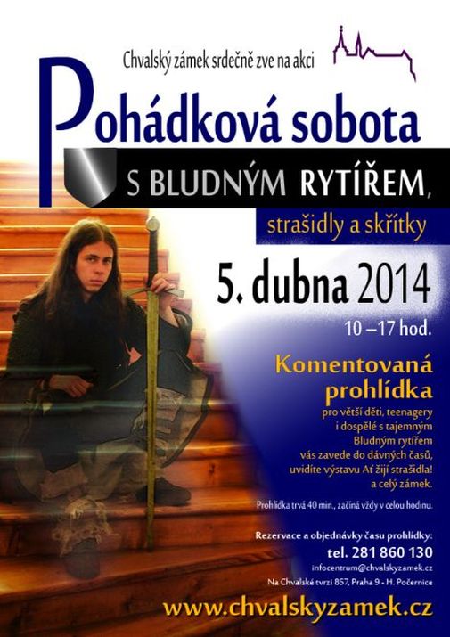 Pohádková sobota na zámku s Bludným rytířem, strašidly a skřítky