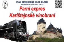 Parním vlakem na Karlštejnské vinobraní