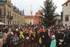 Slavnostní rozsvícení vánočního stromu na Pražském hradě