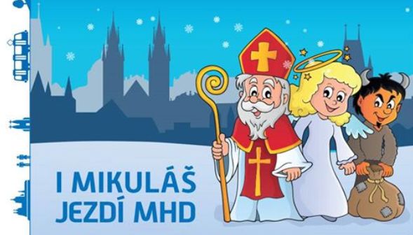 I Mikuláš jezdí MHD