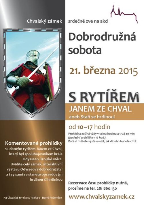 Dobrodružná sobota na zámku s rytířem Janem ze Chval