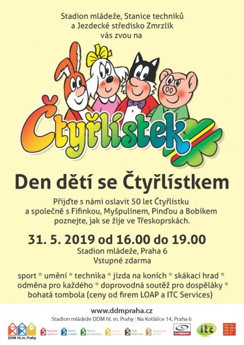 Den dětí se Čtyřlístkem