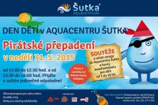 Den dětí v Aquacentru Šutka - Námořnické přepadení