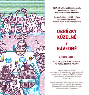 Výstava obrázky kouzelné a havědné