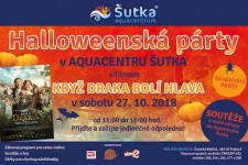 Halloween párty v Aquacentru Šutka