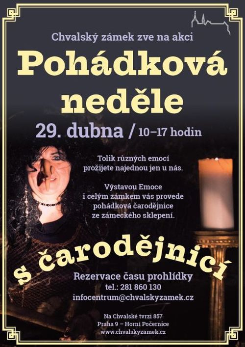 Pohádková neděle s čarodějnicí ze zámeckého sklepení
