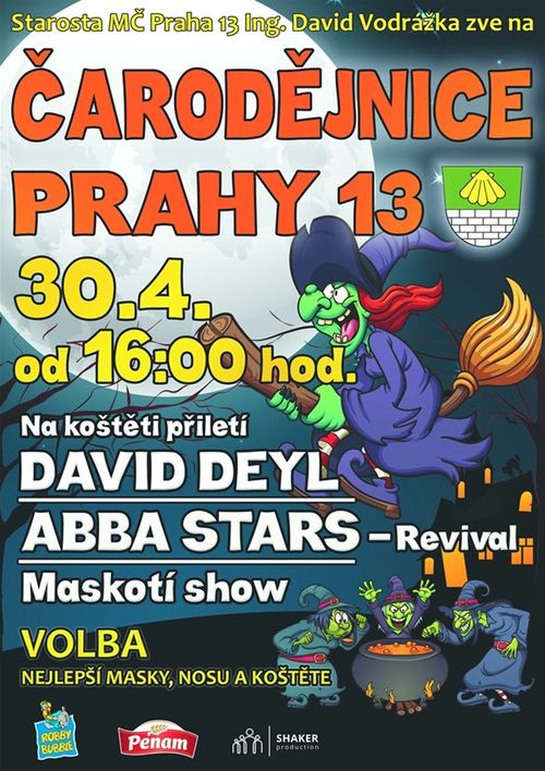 Soutěžní a hudební čarodějnice Prahy 13