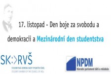 17. listopad: Vzpomínkový akt u Hlávkovy koleje