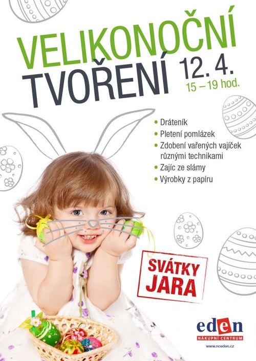 Velikonoční dílny v NC Eden