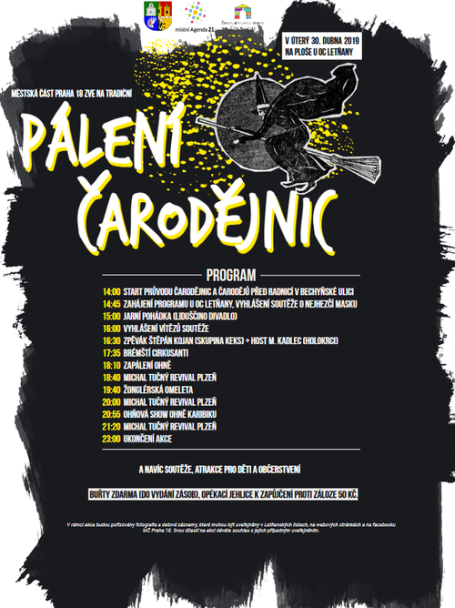 Čarodějnice v  Letňanech
