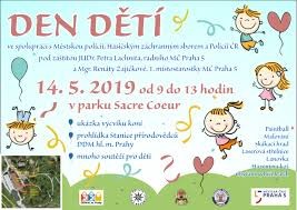 Dětský den v parku Sacre Coeur